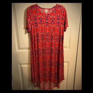 LulaRoe Patterned Carly Dress